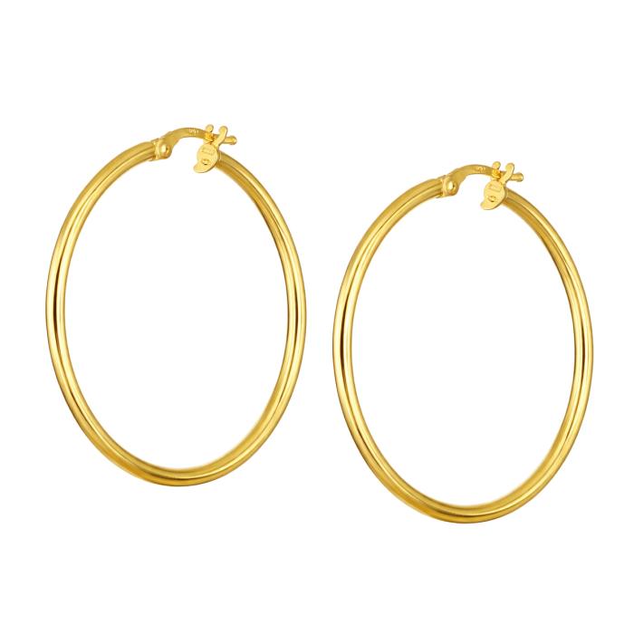 Σκουλαρίκια Κρίκοι Χρυσός K9 SKU-85310