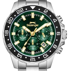 Ανδρικό Ρολόι SLAZENGER με Πράσινο Καντράν SKU-85941
