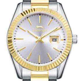Γυναικείο Ρολόι SLAZENGER με Δίχρωμο Μπρασελέ SKU-85948