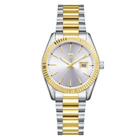 Γυναικείο Ρολόι SLAZENGER με Δίχρωμο Μπρασελέ SKU-85948