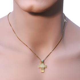 Σταυρός Βάπτισης για Αγόρι Χρυσός K14 SKU-85353