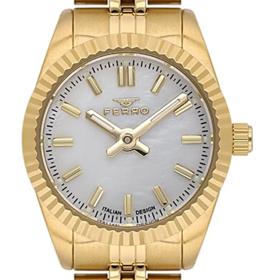 Γυναικείο Ρολόι FERRO με Χρυσό Μπρασελέ SKU-85002