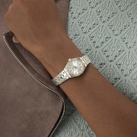 Γυναικείο Ρολόι GUESS Pixie με Δίχρωμο Μπρασελέ SKU-85140