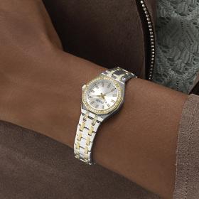 Γυναικείο Ρολόι GUESS Pixie με Δίχρωμο Μπρασελέ SKU-85140