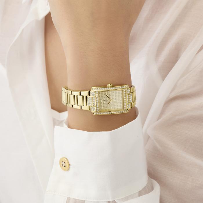 Γυναικείο Ρολόι GUESS Bonnet με Χρυσό Μπρασελέ SKU-85141