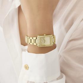 Γυναικείο Ρολόι GUESS Bonnet με Χρυσό Μπρασελέ SKU-85141