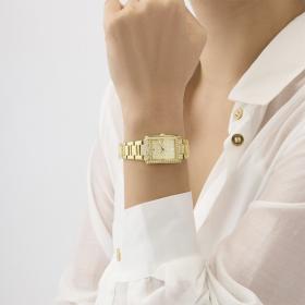 Γυναικείο Ρολόι GUESS Bonnet με Χρυσό Μπρασελέ SKU-85141