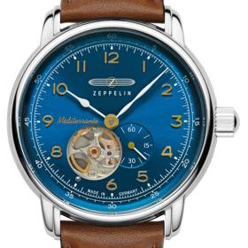 Ανδρικό Αυτόματο Ρολόι ZEPPELIN Mediterranee με Μπλέ Καντράν SKU-85660