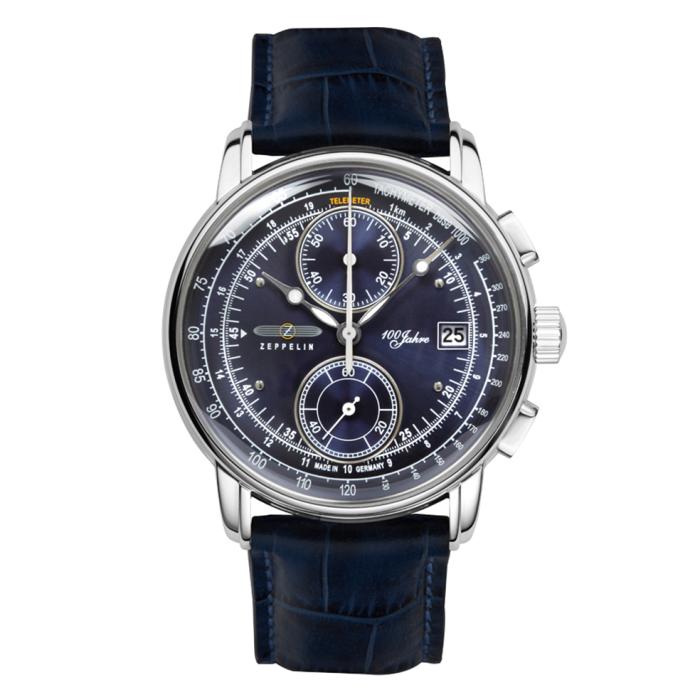 Ανδρικό Ρολόι ZEPPELIN με Μπλέ Καντράν SKU-85658