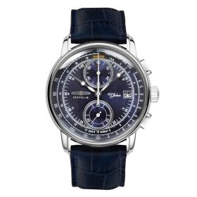 Ανδρικό Ρολόι ZEPPELIN με Μπλέ Καντράν SKU-85658