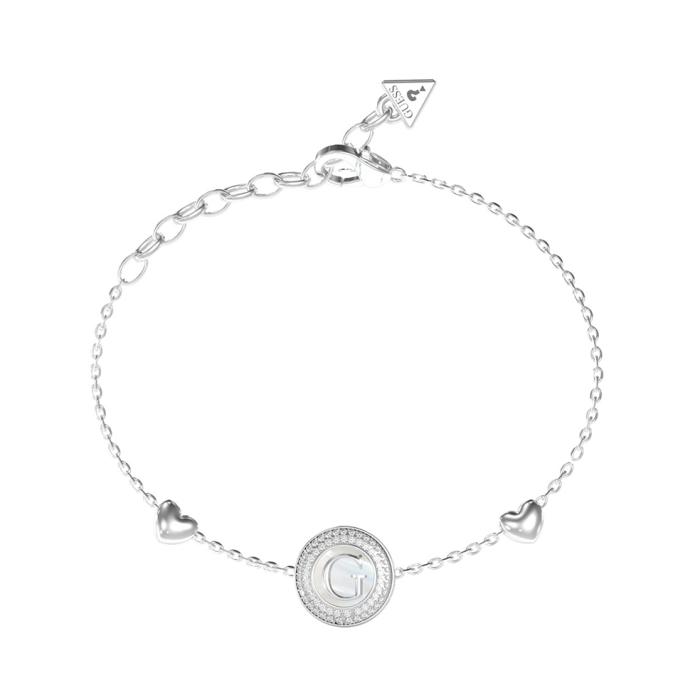 Βραχιόλι Καρδιές Guess G Talisman από Ανοξείδωτο Ατσάλι & Ζιργκόν SKU-86074
