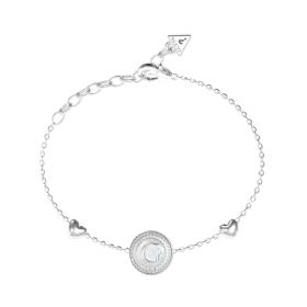 Βραχιόλι Καρδιές Guess G Talisman από Ανοξείδωτο Ατσάλι & Ζιργκόν SKU-86074