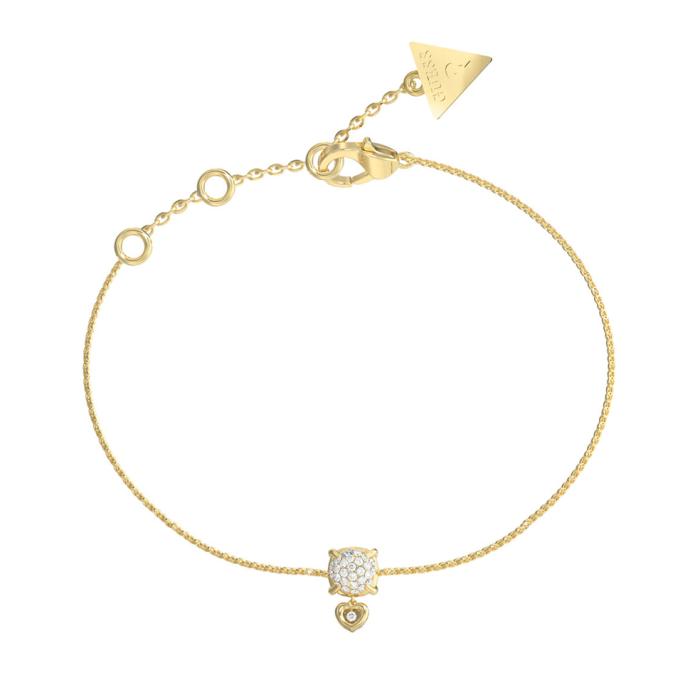 Γυναικείο Βραχιόλι Guess L.O.V.E. Καρδιά με Ζιργκόν SKU-86071