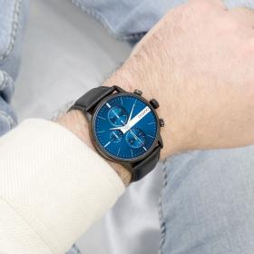 Ανδρικό Ρολόι OOZOO Timepieces με Μπλε Καντράν SKU-86912