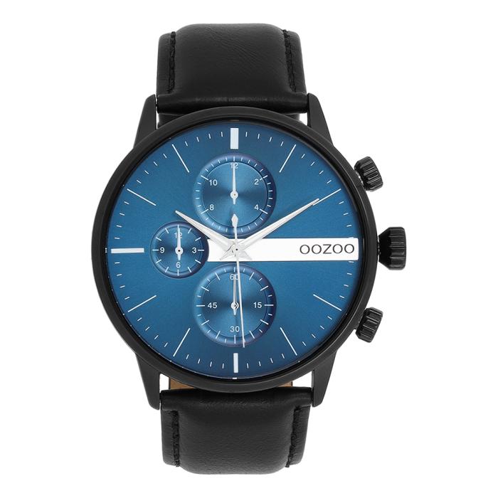 Ανδρικό Ρολόι OOZOO Timepieces με Μπλε Καντράν SKU-86912