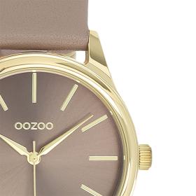 Γυναικείο Ρολόι OOZOO Timepieces με Καφέ Καντράν SKU-86911