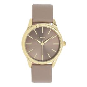 Γυναικείο Ρολόι OOZOO Timepieces με Καφέ Καντράν SKU-86911