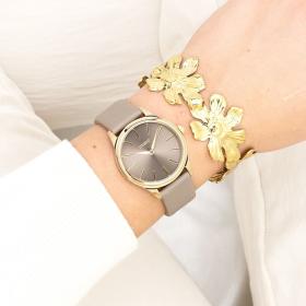 Γυναικείο Ρολόι OOZOO Timepieces με Καφέ Καντράν SKU-86911