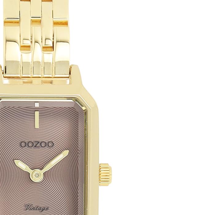 Γυναικείο Ρολόι OOZOO Vintage με Χρυσό Μπρασελέ SKU-86913