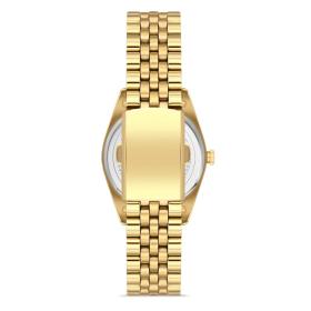 Γυναικείο Ρολόι FERRO με Ασημι Καντράν & Χρυσό Μπρασελέ SKU-86523