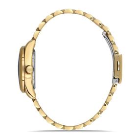 Γυναικείο Ρολόι FERRO με Χρυσό Καντράν SKU-86528