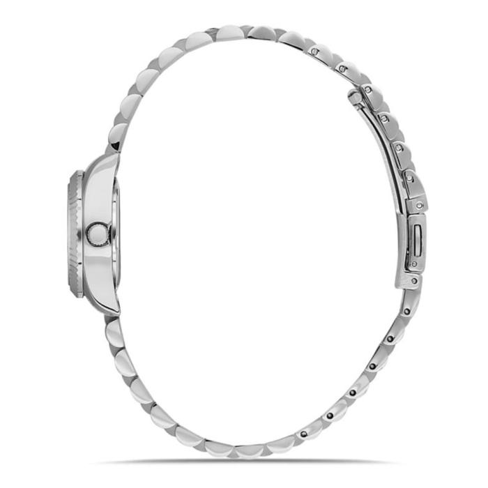 Γυναικείο Ρολόι FERRO με Ασημί Μπρασελέ SKU-86536