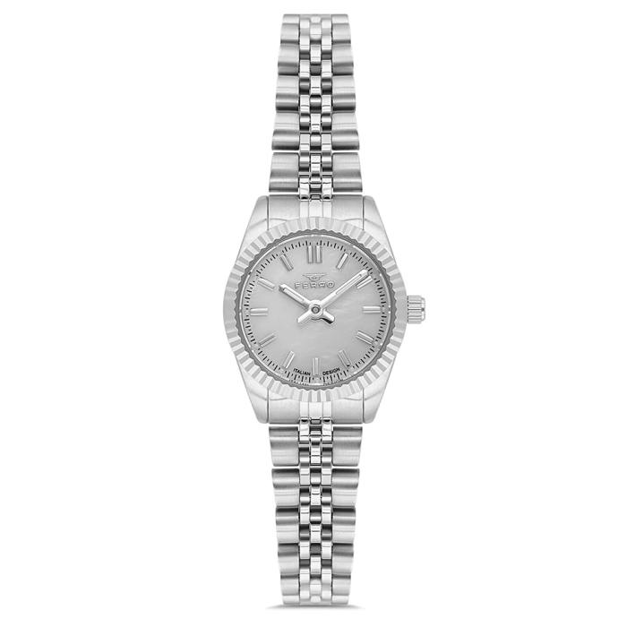 Γυναικείο Ρολόι FERRO με Ασημί Μπρασελέ SKU-86536