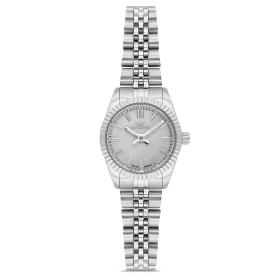 Γυναικείο Ρολόι FERRO με Ασημί Μπρασελέ SKU-86536