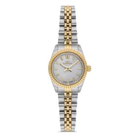 Γυναικείο Ρολόι FERRO με Δίχρωμο Μπρασελέ SKU-86535