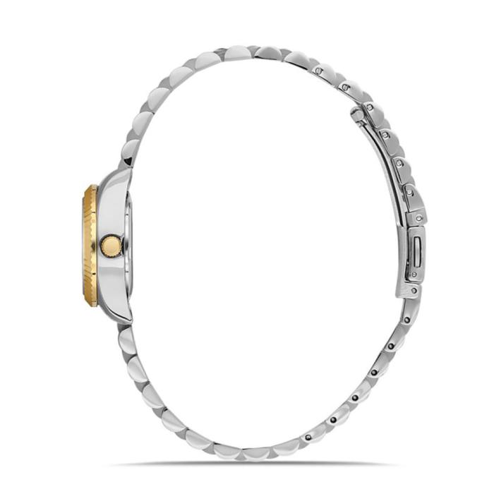 Γυναικείο Ρολόι FERRO με Δίχρωμο Μπρασελέ SKU-86535