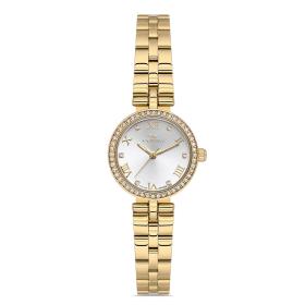 Γυναικείο Ρολόι FERRO με Χρυσό Μπρασελέ SKU-86534