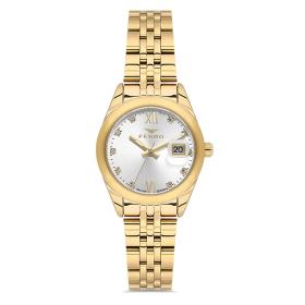 Γυναικείο Ρολόι FERRO με Χρυσό Μπρασελέ SKU-86524