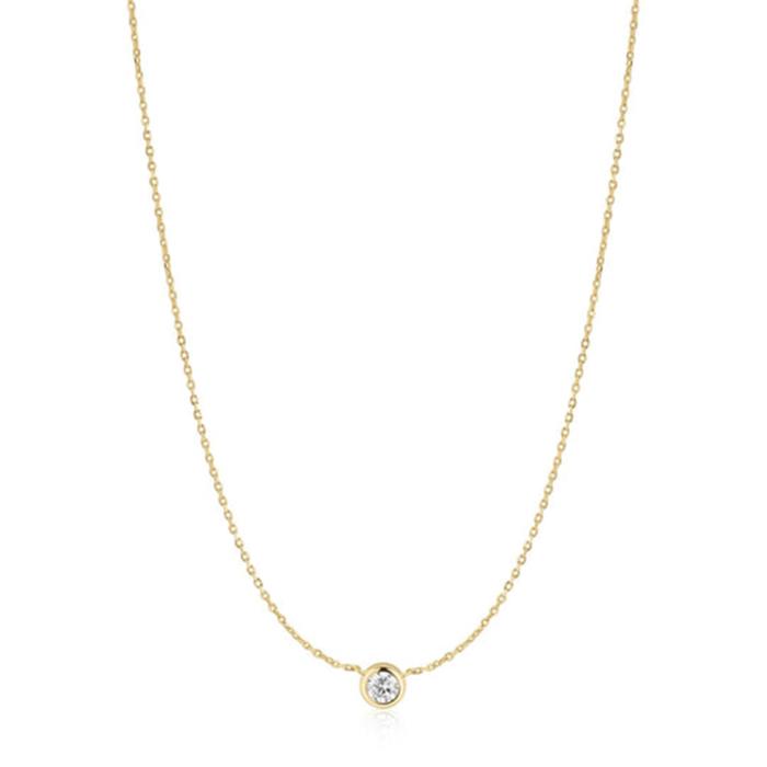 Γυναικείο Κολιέ Ania Haie Ασήμι 925° με Κίτρινο Επιχρύσωμα SKU-86154