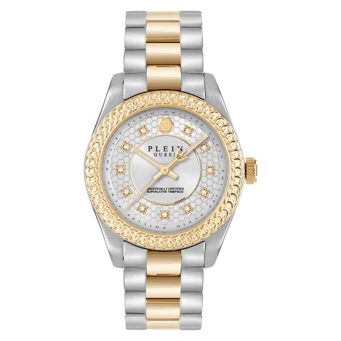Γυναικείο Ρολόι PHILIPP PLEIN Queen με Δίχρωμο Μπρασελέ SKU-86277