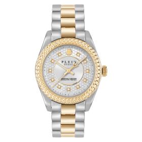 Γυναικείο Ρολόι PHILIPP PLEIN Queen με Δίχρωμο Μπρασελέ SKU-86277