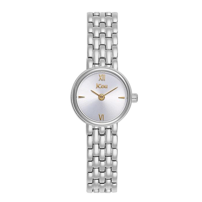 Γυναικείο Ρολόι JCOU Lamelle με Ασημί Καντράν SKU-86173