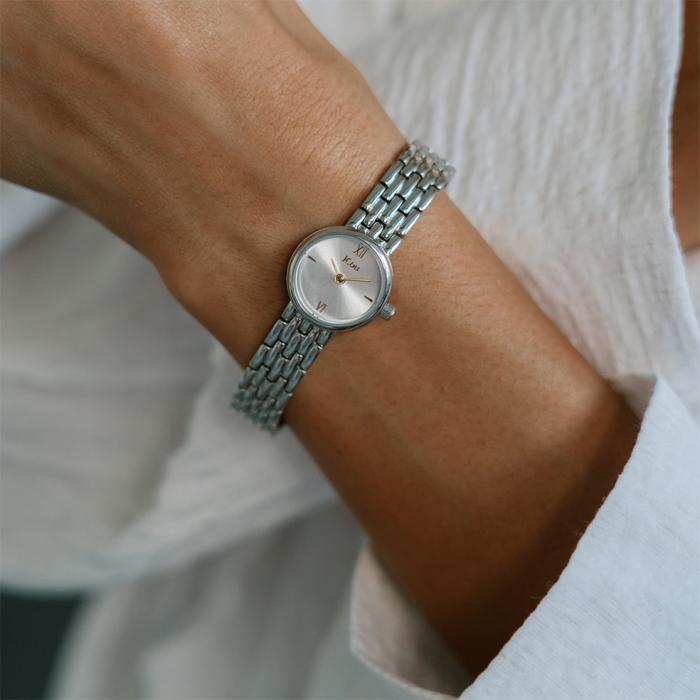 Γυναικείο Ρολόι JCOU Lamelle με Ασημί Καντράν SKU-86173