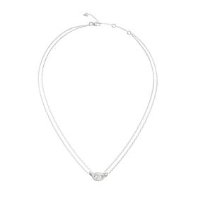 Κολιέ Guess Marina Ανοξείδωτο Ατσάλι με Διπλή Αλυσίδα SKU-86090