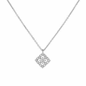 Κολιέ Ροζέτα με Lab Grown Diamonds σε Λευκόχρυσος Κ14 SKU-86603