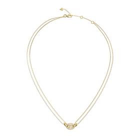 Κολιέ Guess Marina Ανοξείδωτο Ατσάλι με Διπλή Αλυσίδα SKU-86091