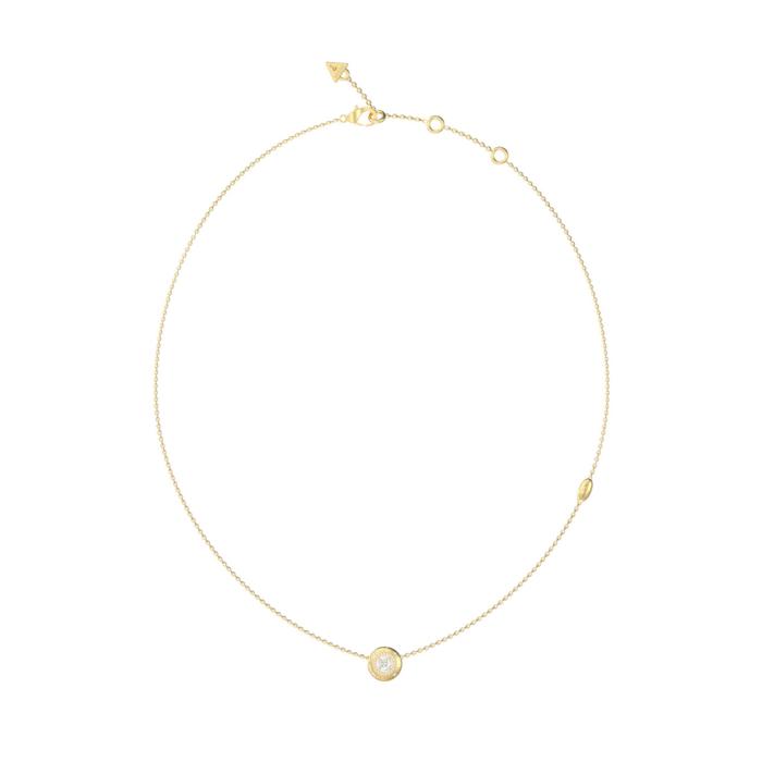 Κολιέ Guess Sparks Ανοξείδωτο Ατσάλι με Λευκά Ζιργκόν SKU-86095