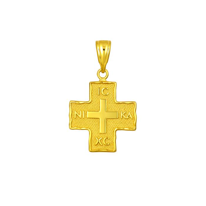 Φυλαχτό Κωνσταντινάτο Σταυρός Χρυσός K9 SKU-86322