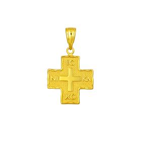 Φυλαχτό Κωνσταντινάτο Σταυρός Χρυσός K9 SKU-86322