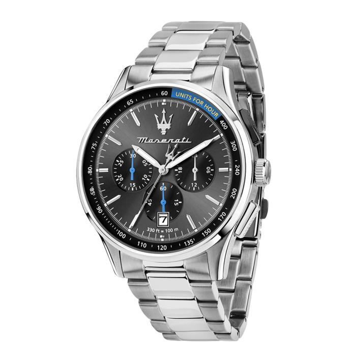 Ανδρικό Ρολόι MASERATI Sorpasso με Μαύρο Καντράν SKU-86096