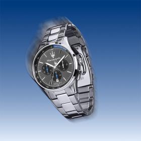 Ανδρικό Ρολόι MASERATI Sorpasso με Μαύρο Καντράν SKU-86096