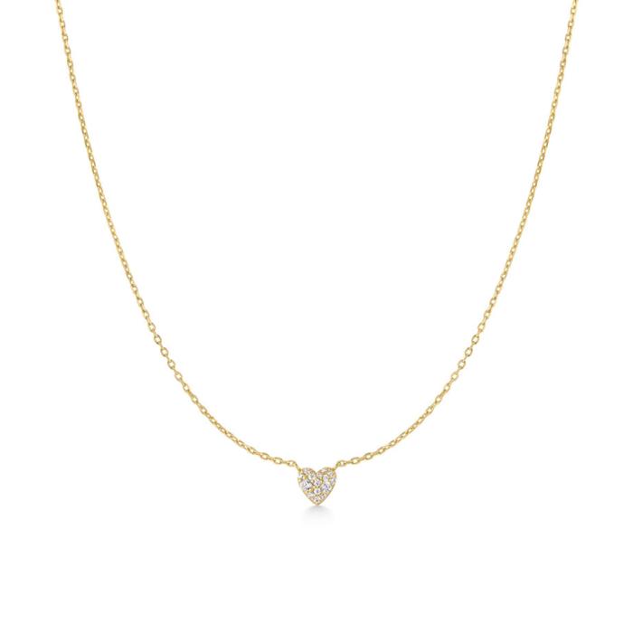 Γυναικείο Κολιέ Καρδιά Ania Haie Ασήμι 925° με Κίτρινο Επιχρύσωμα SKU-86171