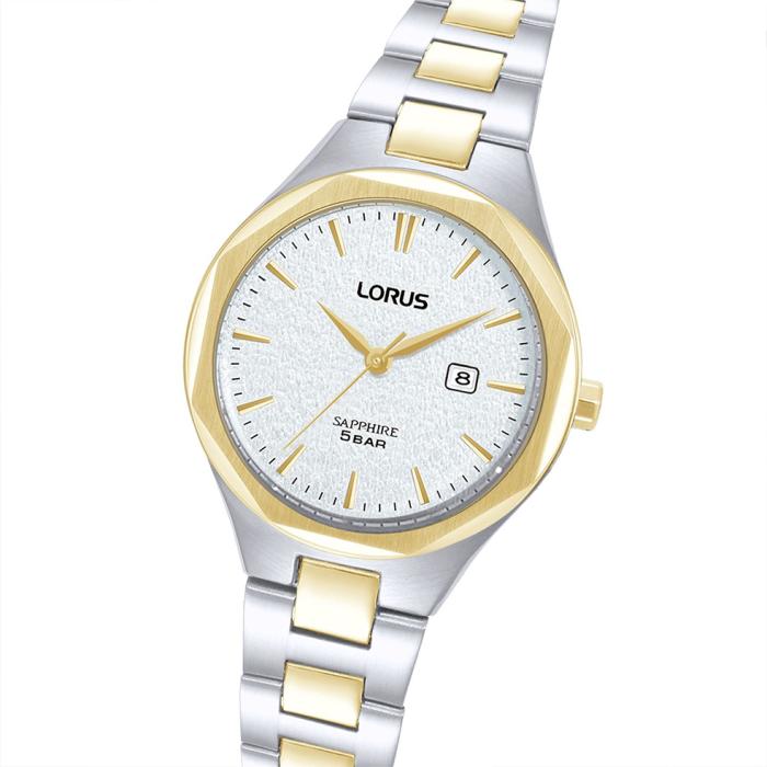 Γυναικείο Ρολόι LORUS Classic με Δίχρωμο Μπρασελέ SKU-86068