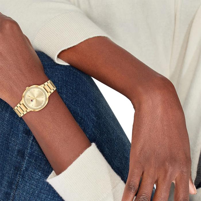 Γυναικείο Ρολόι TOMMY HILFIGER Savannah με Χρυσό Μπρασελέ SKU-86374