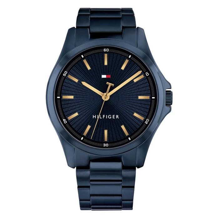 Ανδρικό Ρολόι TOMMY HILFIGER Bruce με Μπλέ Καντράν SKU-86385