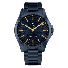 Ανδρικό Ρολόι TOMMY HILFIGER Bruce με Μπλέ Καντράν SKU-86385